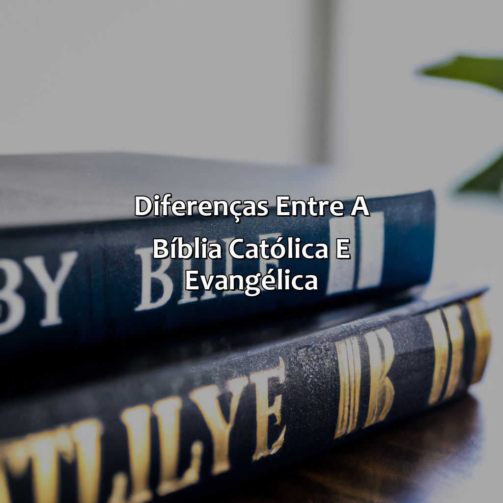 Diferenças entre a Bíblia Católica e Evangélica-a bíblia católica é a mesma da evangélica, 