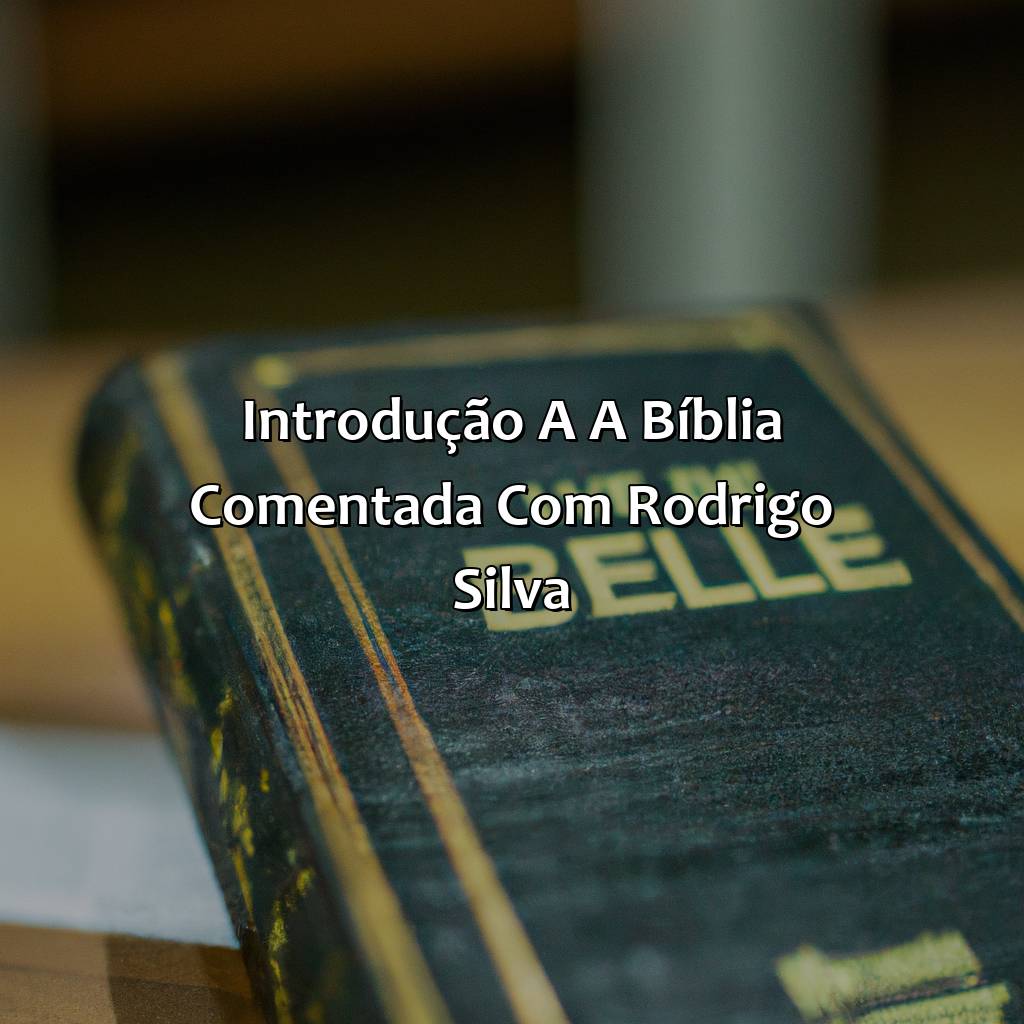 Introdução a A Bíblia Comentada com Rodrigo Silva-a bíblia comentada com rodrigo silva, 