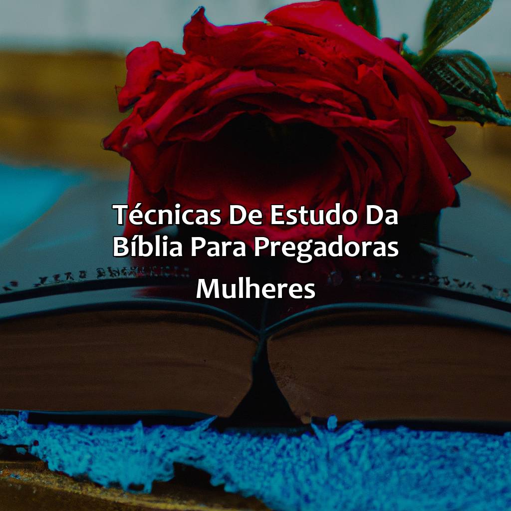 Técnicas de estudo da Bíblia para pregadoras mulheres-a bíblia da pregadora, 