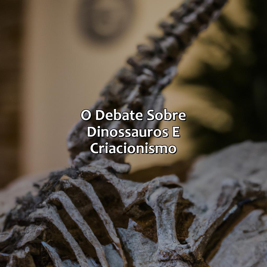 O Debate sobre Dinossauros e Criacionismo-a bíblia fala de dinossauro, 