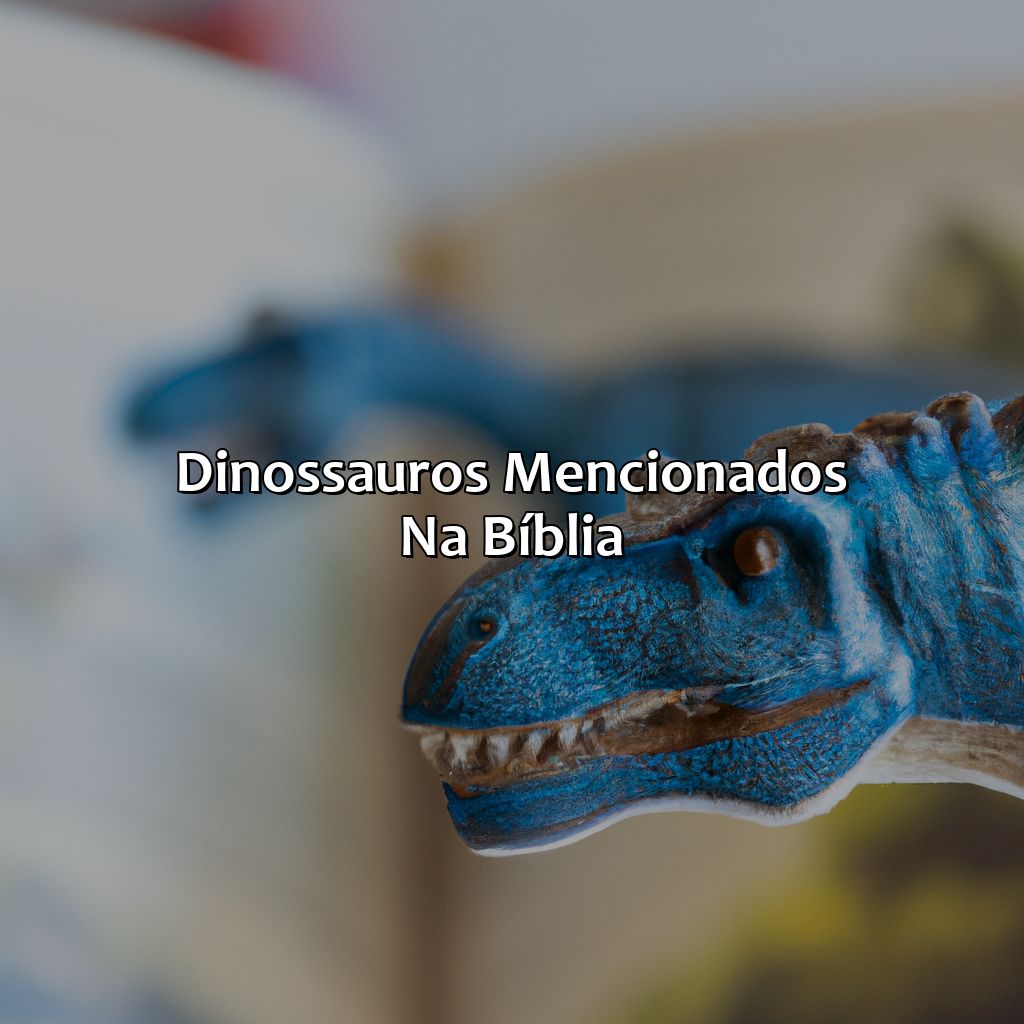 Dinossauros mencionados na Bíblia-a bíblia fala sobre dinossauros, 