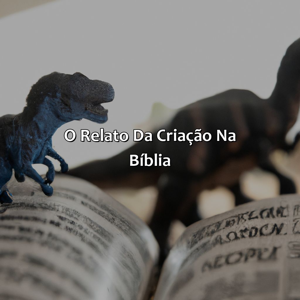 O relato da Criação na Bíblia-a bíblia fala sobre dinossauros, 