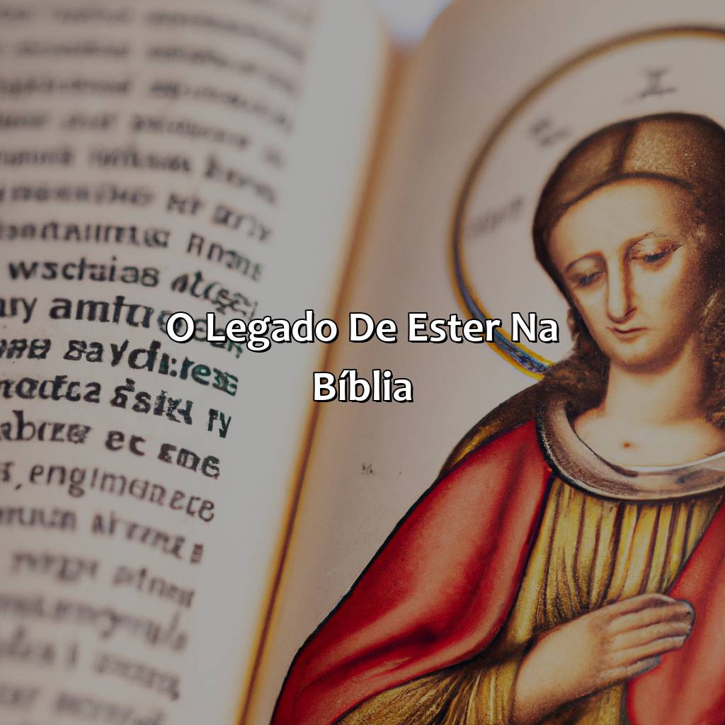 O legado de Ester na Bíblia-a história de ester na bíblia, 
