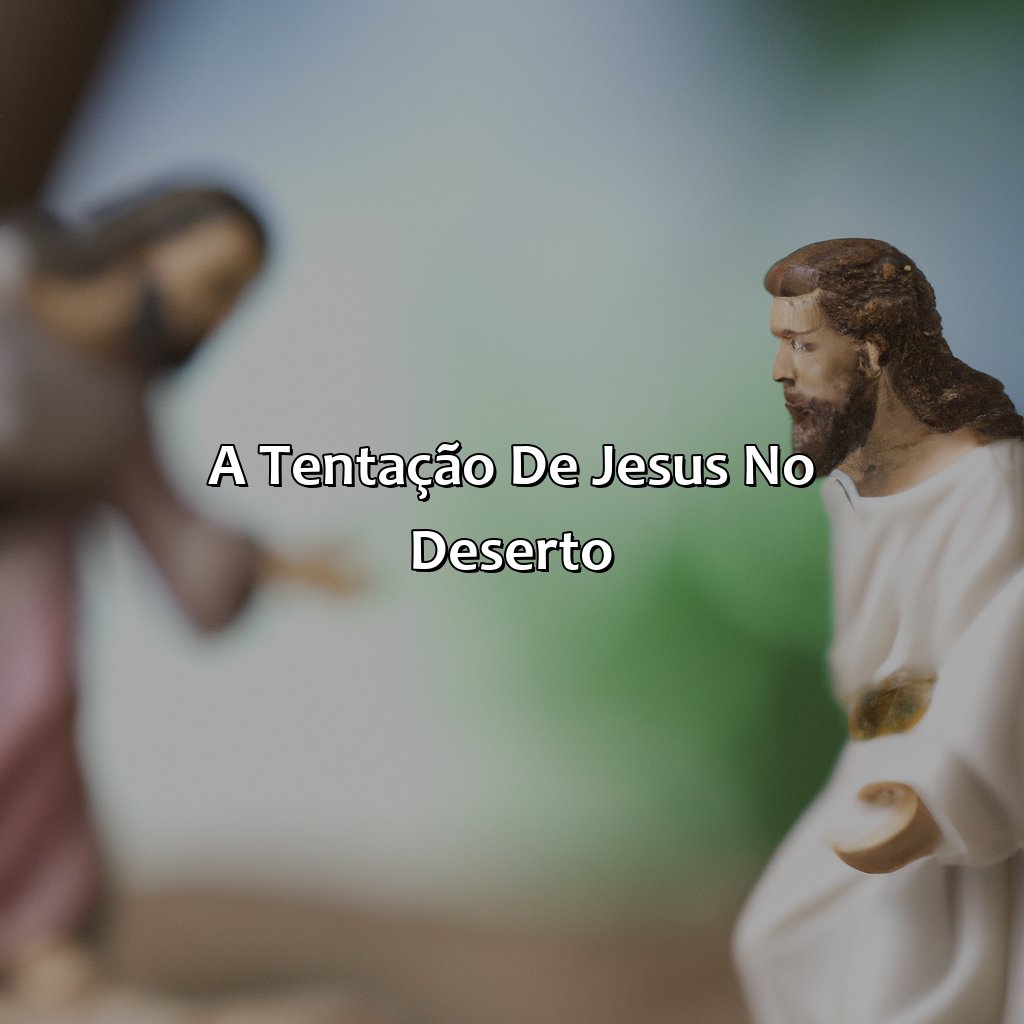 A Tentação de Jesus no Deserto-a tentação de jesus no deserto, 
