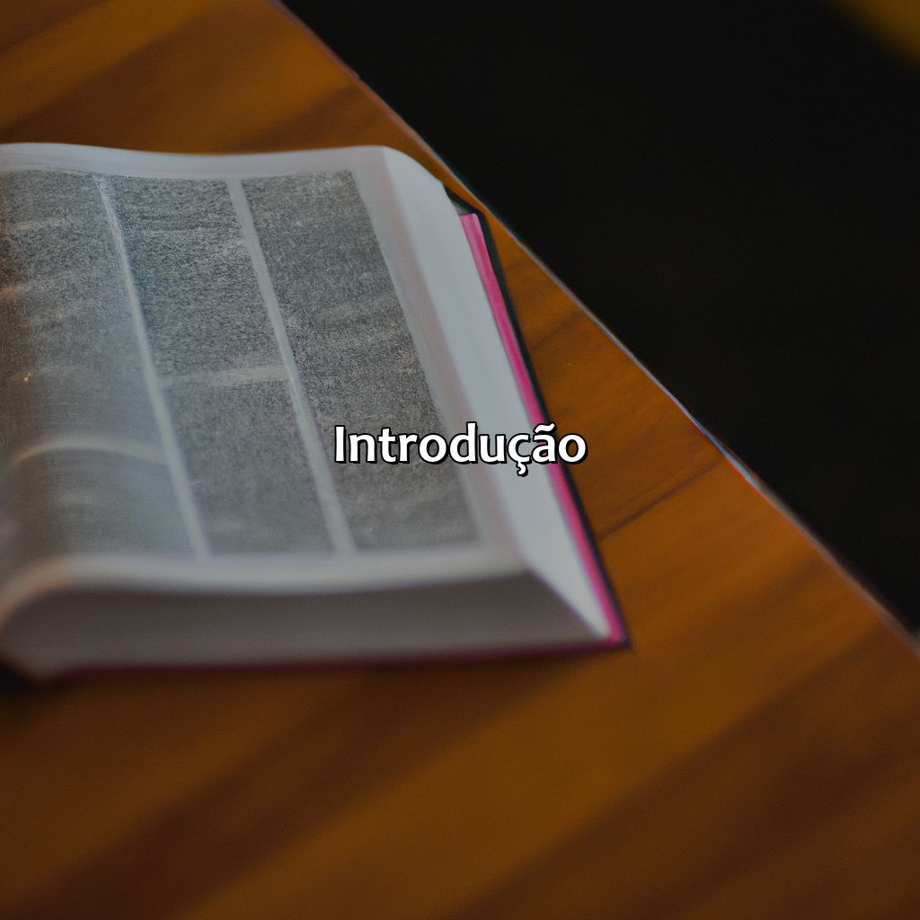 Introdução-como começar a estudar a bíblia, 