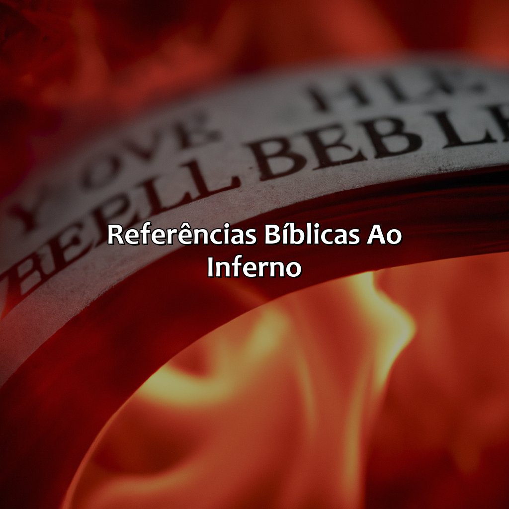 Referências bíblicas ao Inferno-como e o inferno segundo a bíblia versículo, 