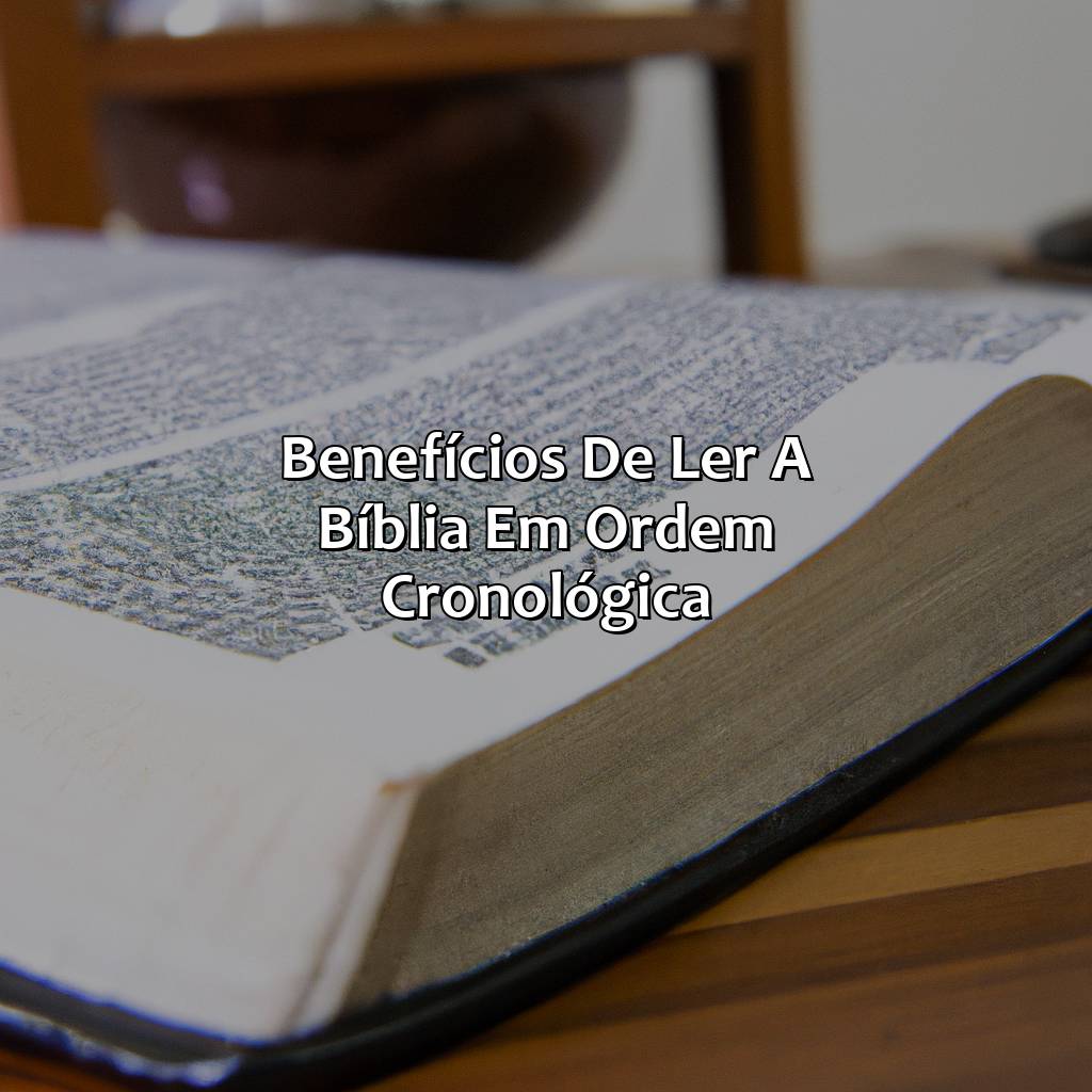 Benefícios de ler a Bíblia em ordem cronológica-como ler a bíblia em ordem cronológica, 