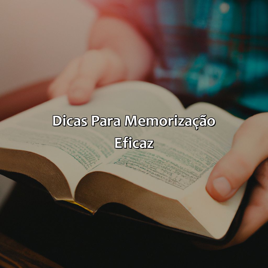 Dicas para Memorização Eficaz-como memorizar os livros da bíblia, 