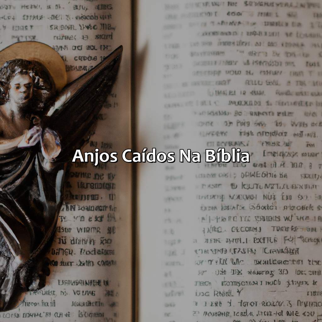 Anjos Caídos na Bíblia-como são os anjos segundo a bíblia, 