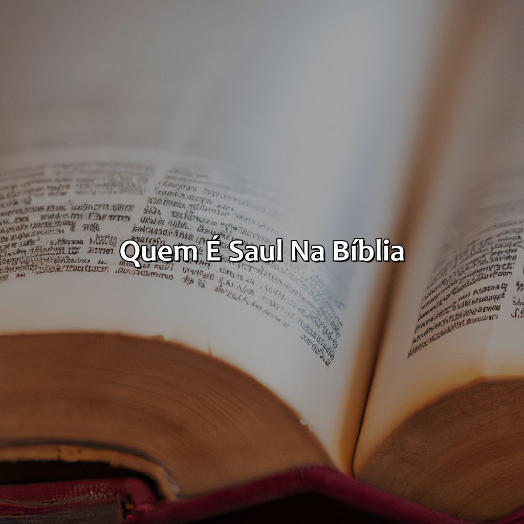 Quem é Saul na Bíblia?-como saul morreu bíblia, 