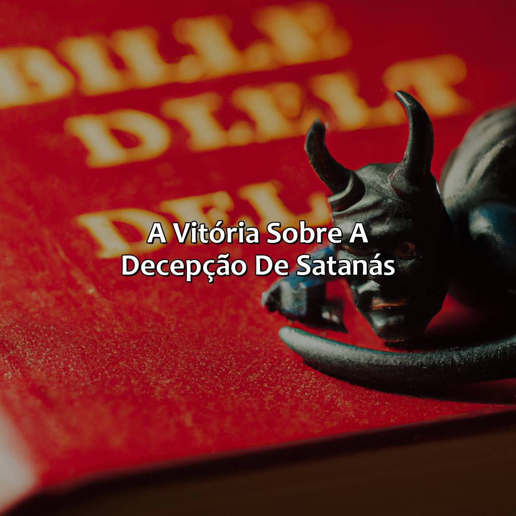 A vitória sobre a decepção de Satanás-o diabo veio para matar roubar e destruir bíblia, 
