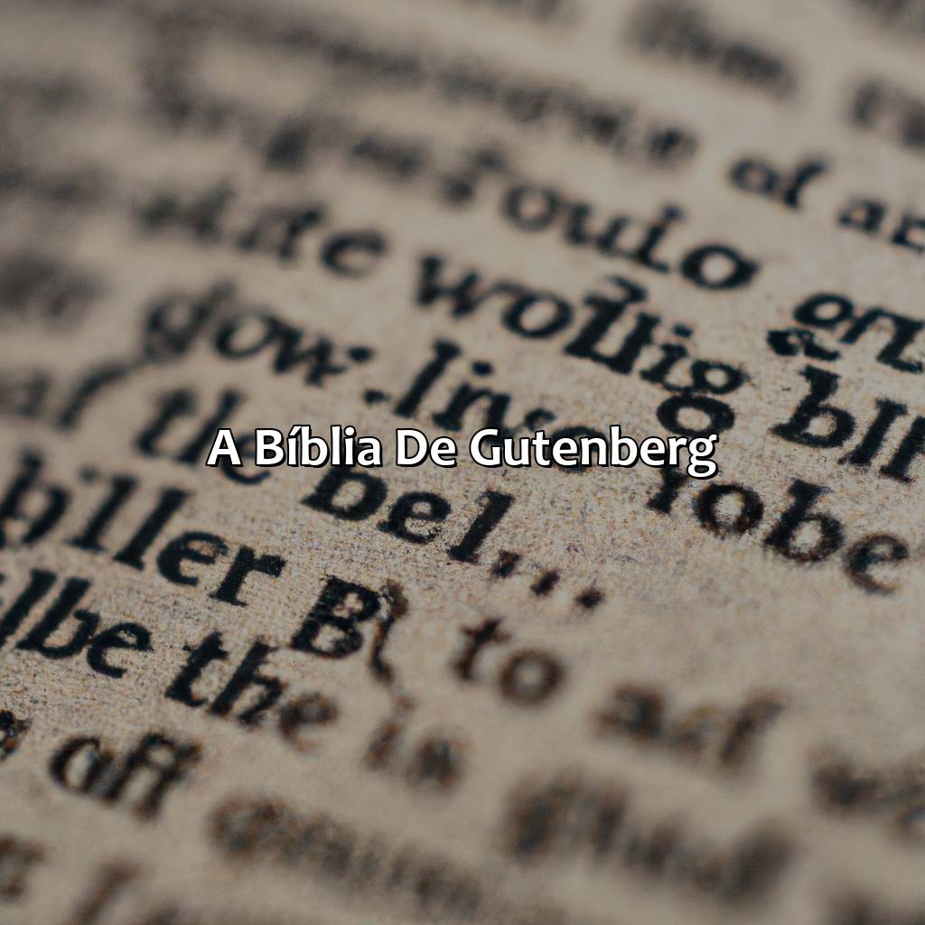 A Bíblia de Gutenberg-o enigma da bíblia de gutenberg, 