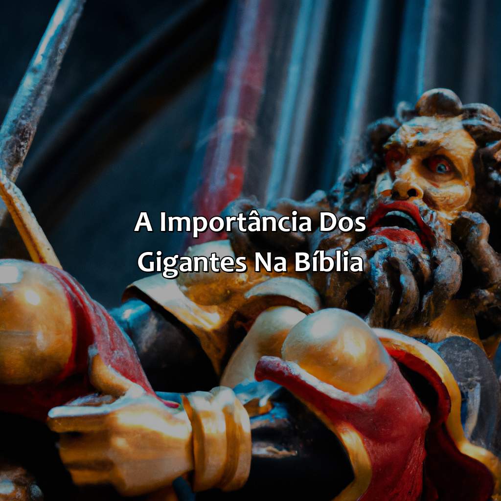 A importância dos gigantes na Bíblia-o maior gigante descrito na bíblia, 