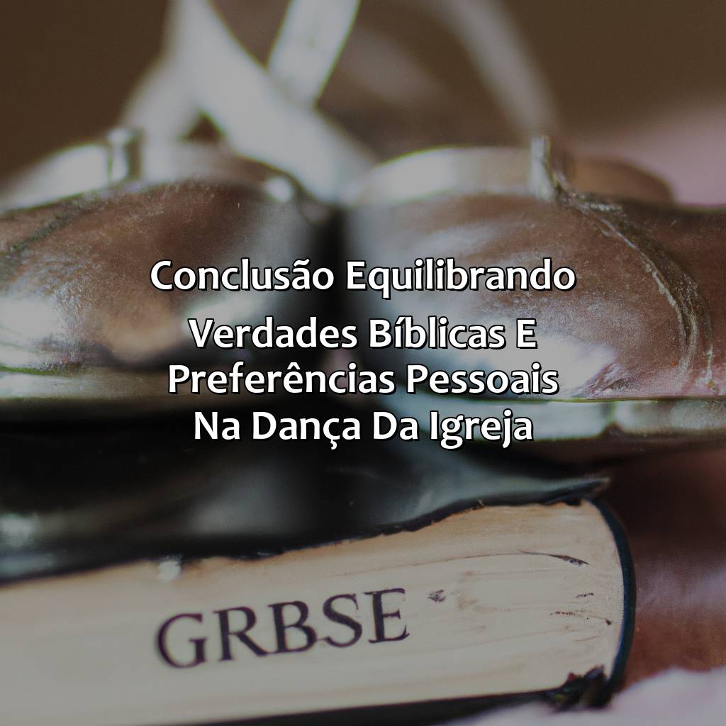 Conclusão: Equilibrando Verdades Bíblicas e Preferências Pessoais na Dança da Igreja.-o que a bíblia diz sobre dançar na igreja, 