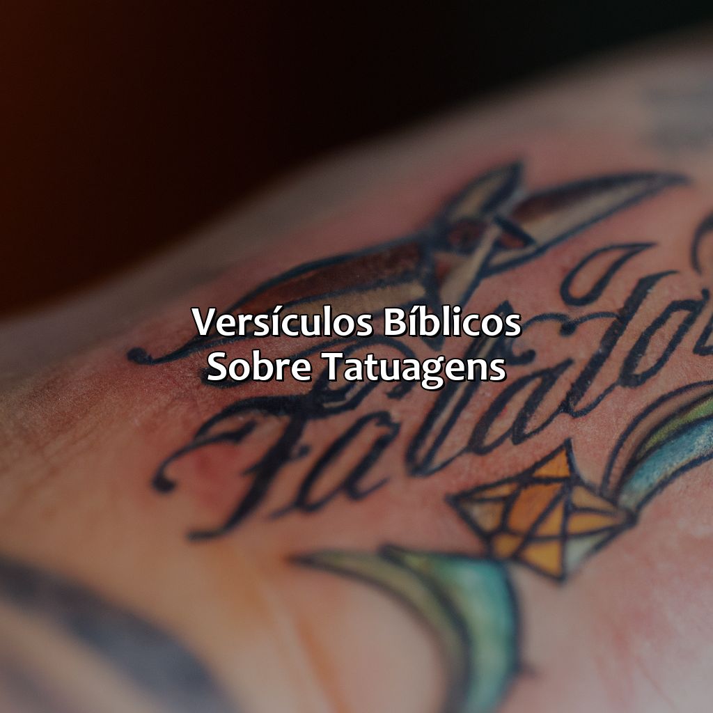 Versículos Bíblicos sobre tatuagens-o que a bíblia diz sobre tatuagem, 