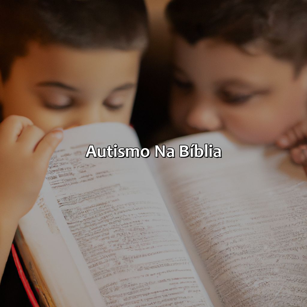 Autismo na Bíblia-o que a bíblia fala sobre autismo, 