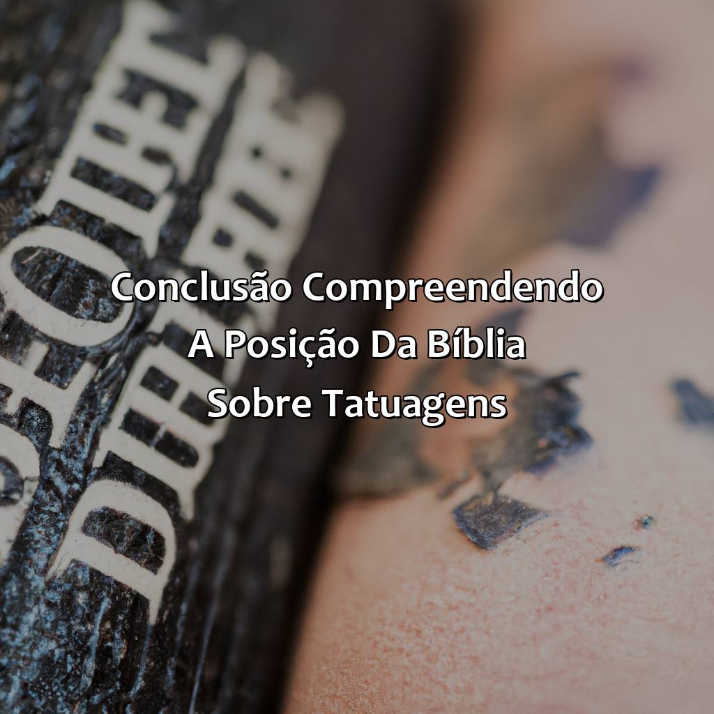 Conclusão: Compreendendo a posição da Bíblia sobre tatuagens