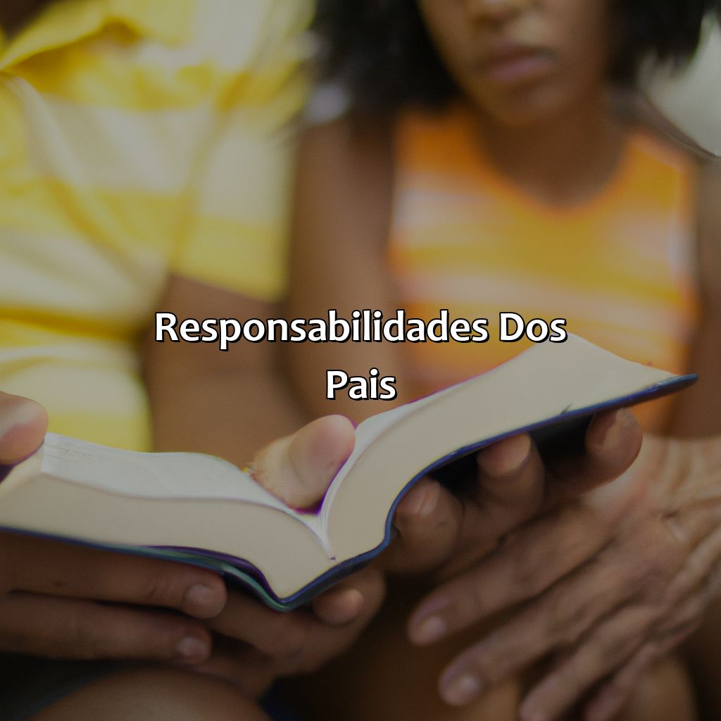 Responsabilidades dos pais-o que a bíblia fala sobre ter filhos, 