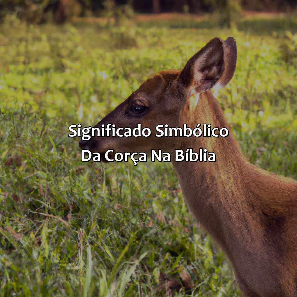 Significado simbólico da corça na Bíblia-o que é corça na bíblia, 