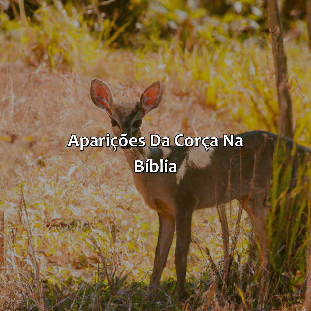 Aparições da corça na Bíblia-o que é corça na bíblia, 