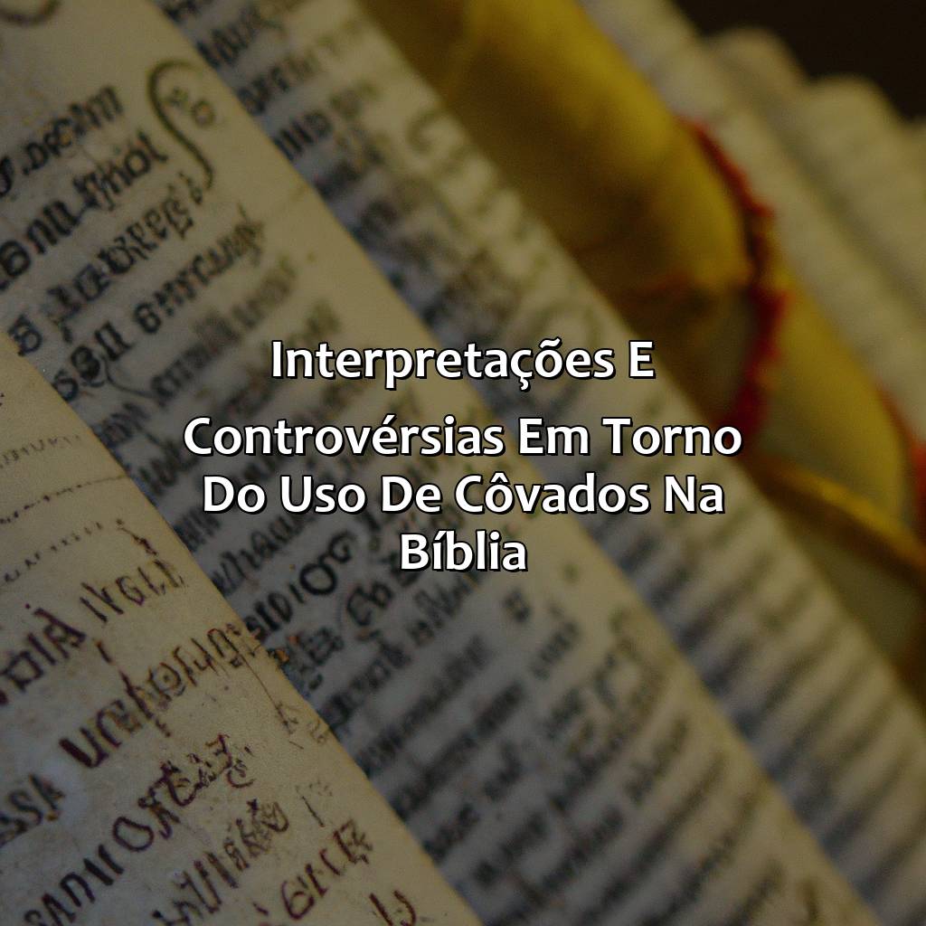Interpretações e controvérsias em torno do uso de côvados na Bíblia.-o que é côvados na bíblia, 