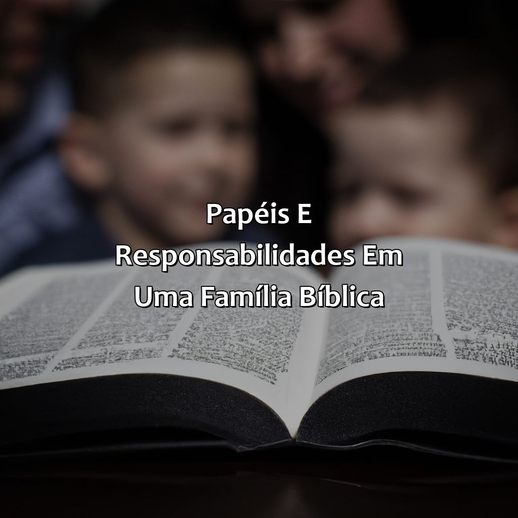 Papéis e Responsabilidades em uma Família Bíblica-o que é família na bíblia, 