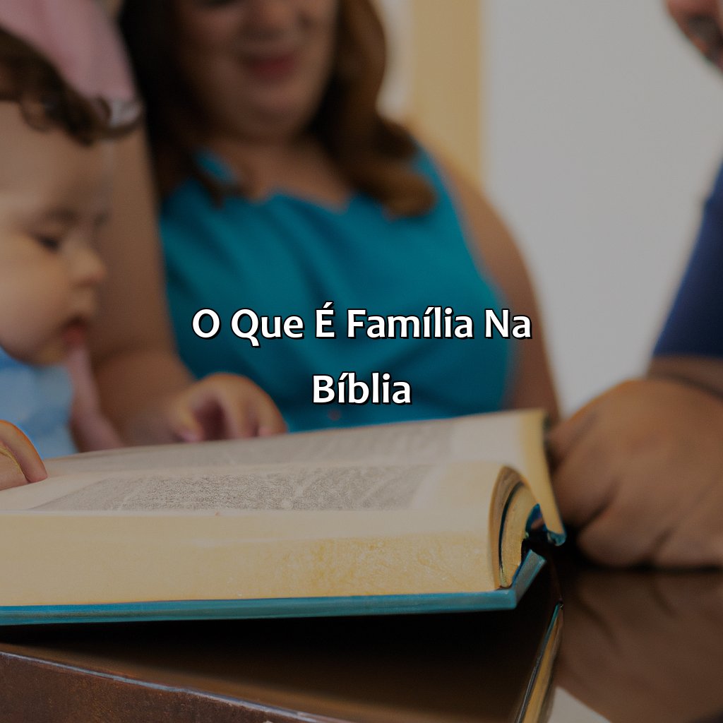 O que é Família na Bíblia?-o que é família na bíblia, 
