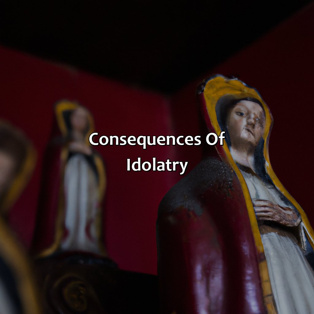 Consequences of idolatry-o que é idolatria na bíblia, 