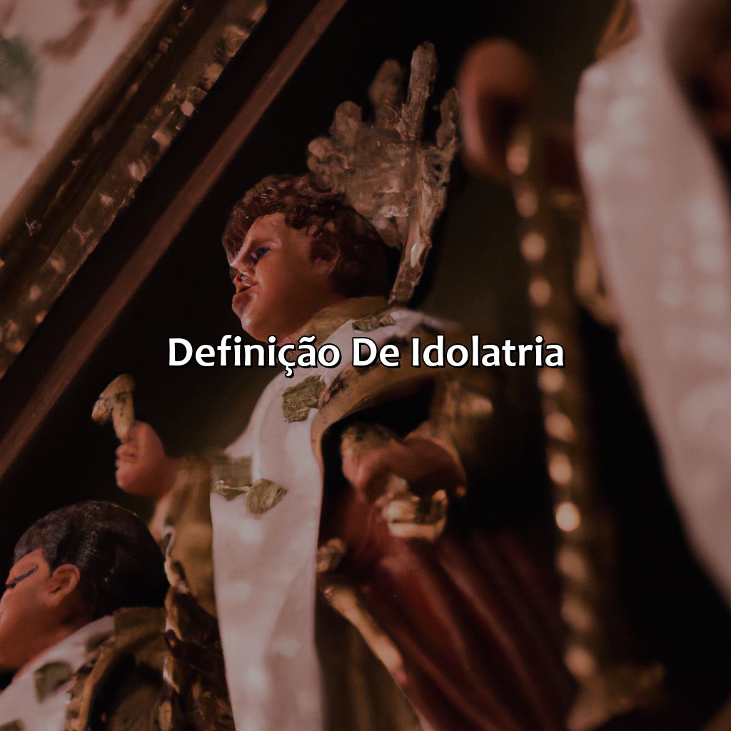 Definição de idolatria-o que é idolatria na bíblia, 