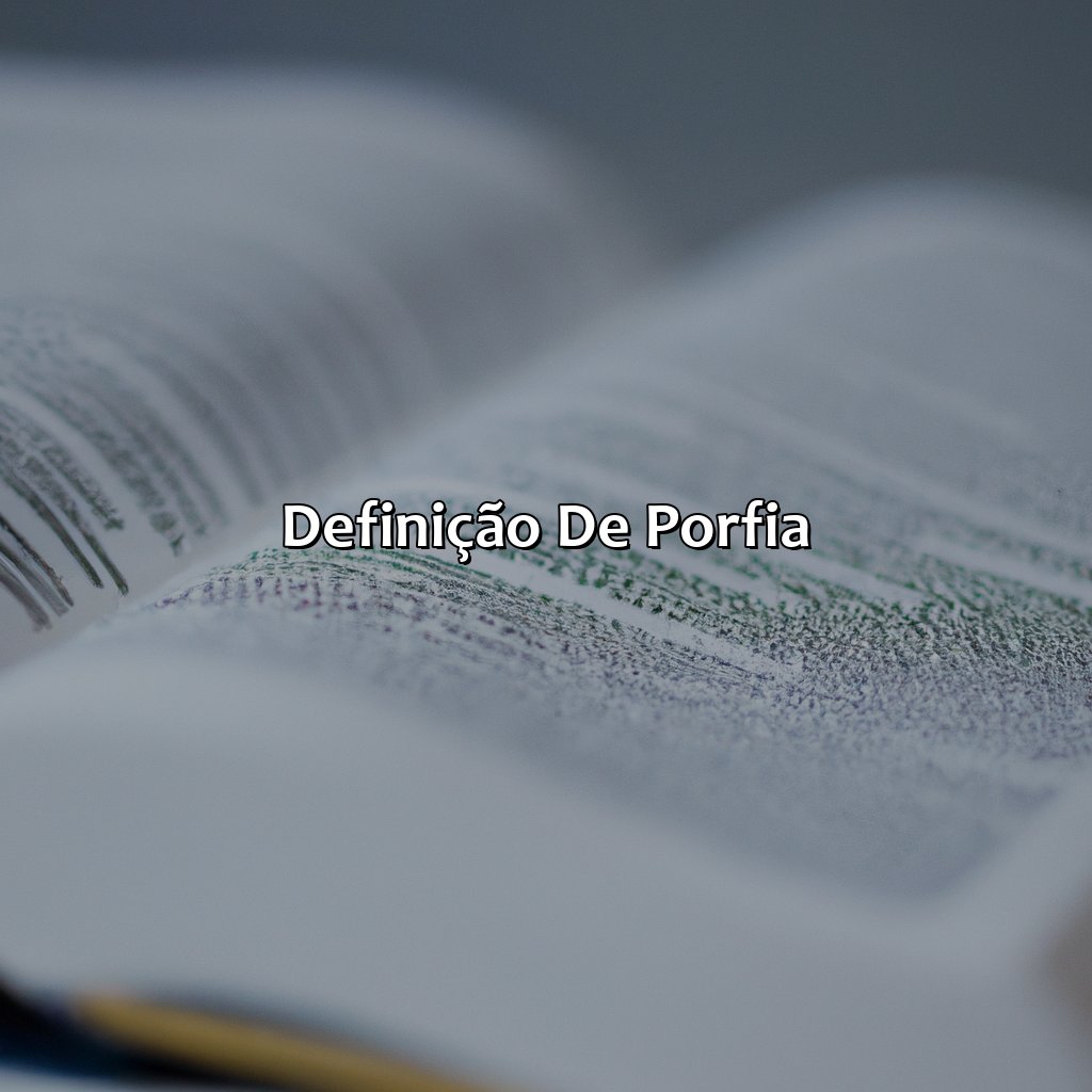 Definição de Porfia-o que é porfia na bíblia, 