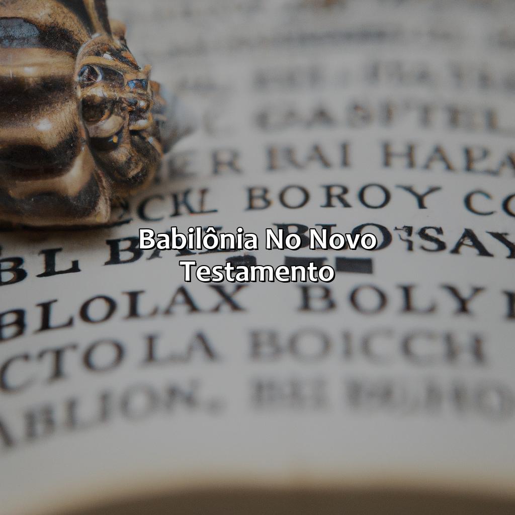 Babilônia no Novo Testamento-o que foi a babilonia na bíblia, 