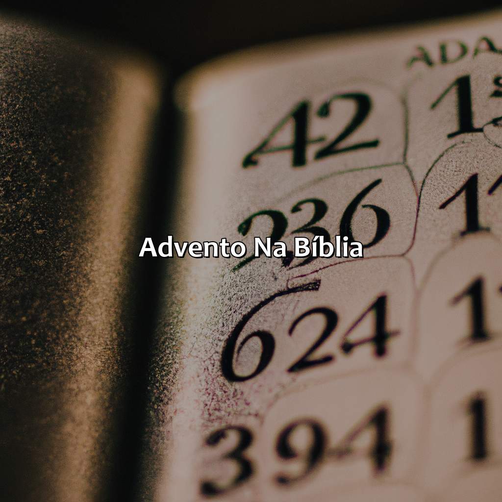 Advento na Bíblia-o que significa advento na bíblia, 