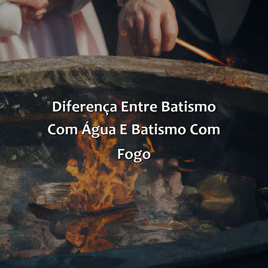 Diferença entre Batismo com Água e Batismo com Fogo-o que significa batismo com fogo na bíblia, 