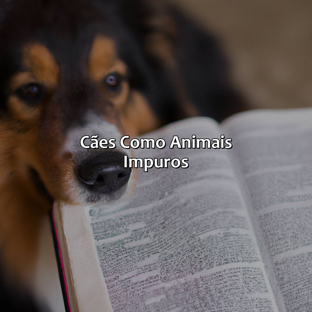 Cães como animais impuros-o que significa cães na bíblia, 