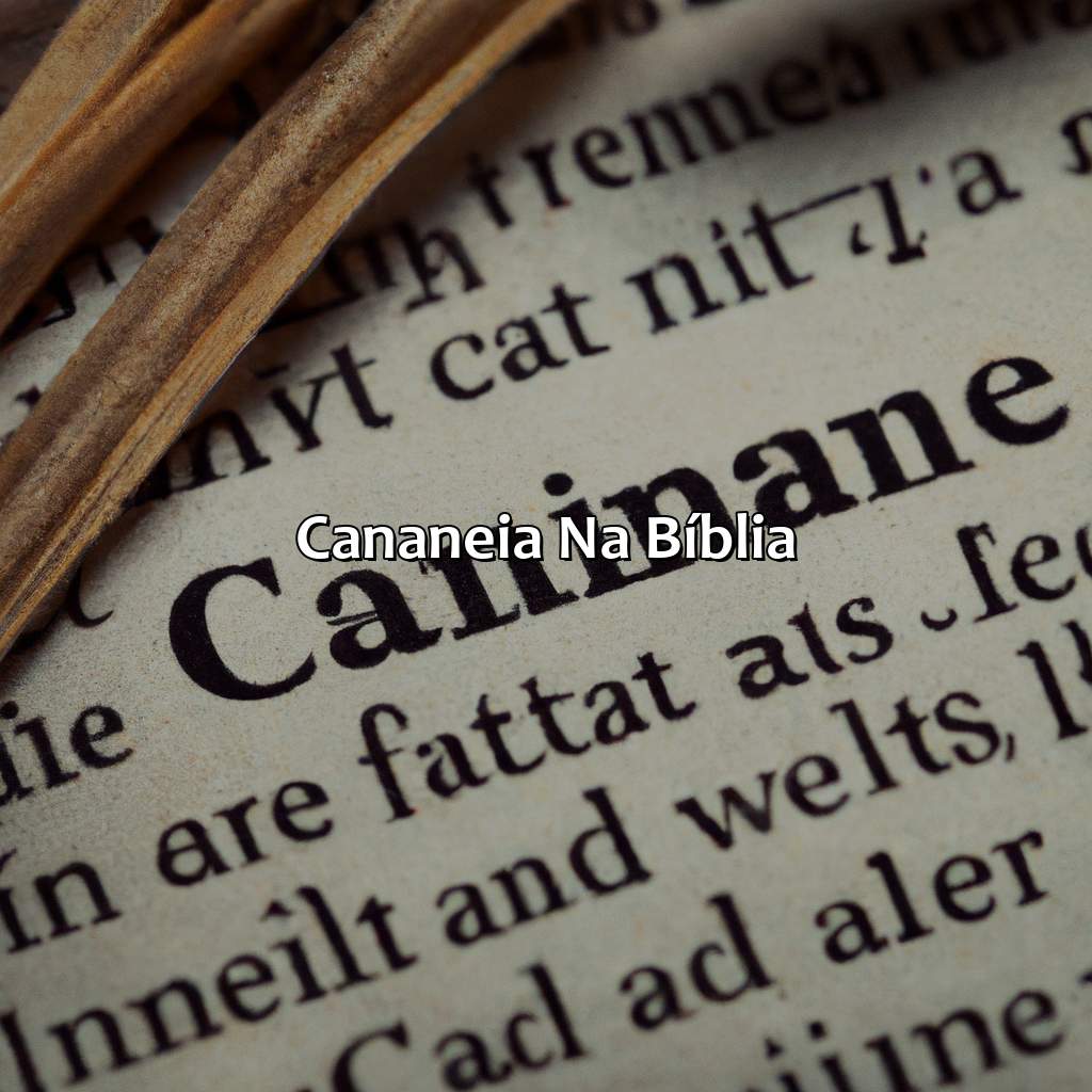 Cananeia na Bíblia-o que significa cananeia na bíblia, 