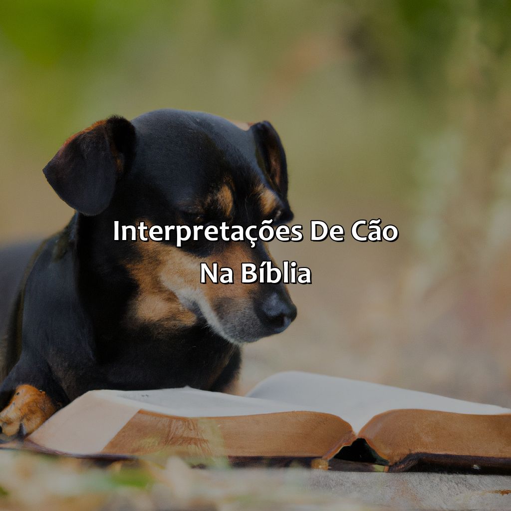 Interpretações de Cão na Bíblia-o que significa cão na bíblia, 