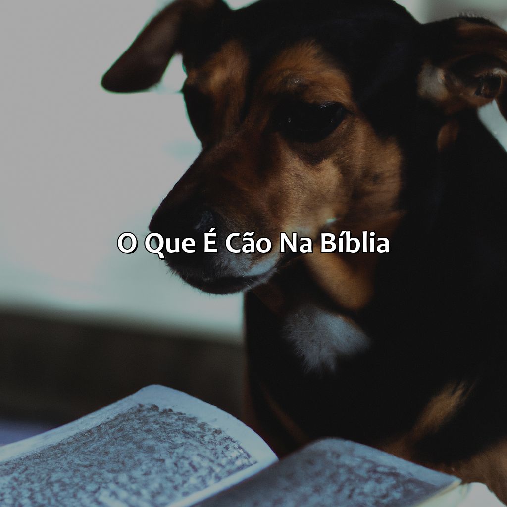 O que é Cão na Bíblia-o que significa cão na bíblia, 