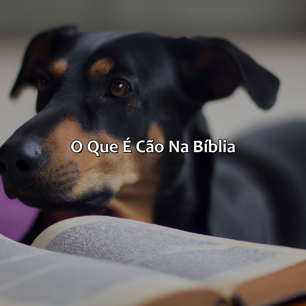O que é Cão na Bíblia-o que significa cão na bíblia, 