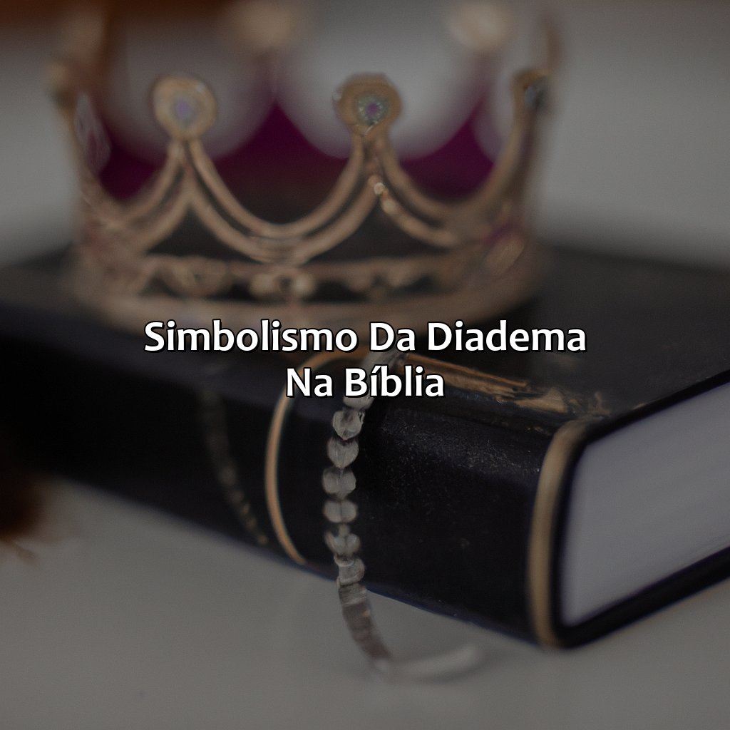 Simbolismo da Diadema na Bíblia.-o que significa diadema na bíblia, 