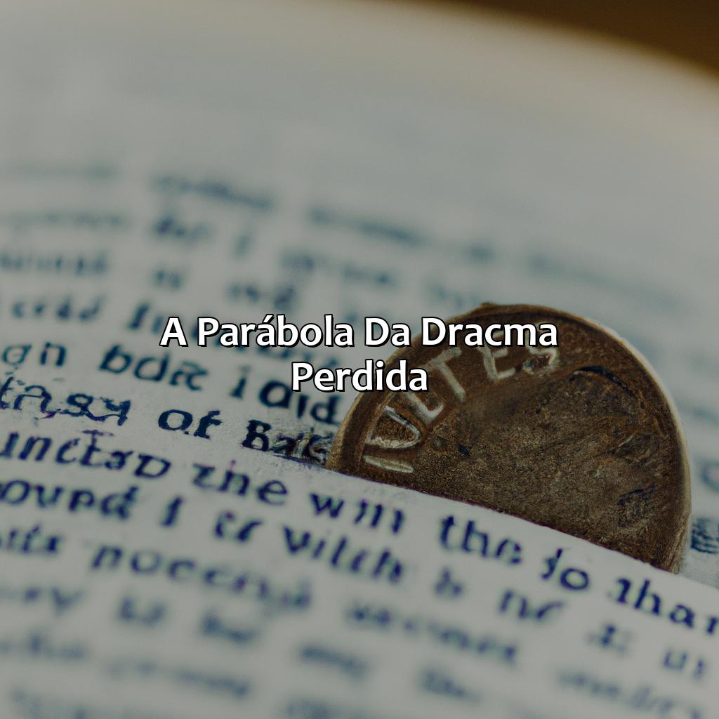 A Parábola da Dracma Perdida-o que significa dracma perdida na bíblia, 