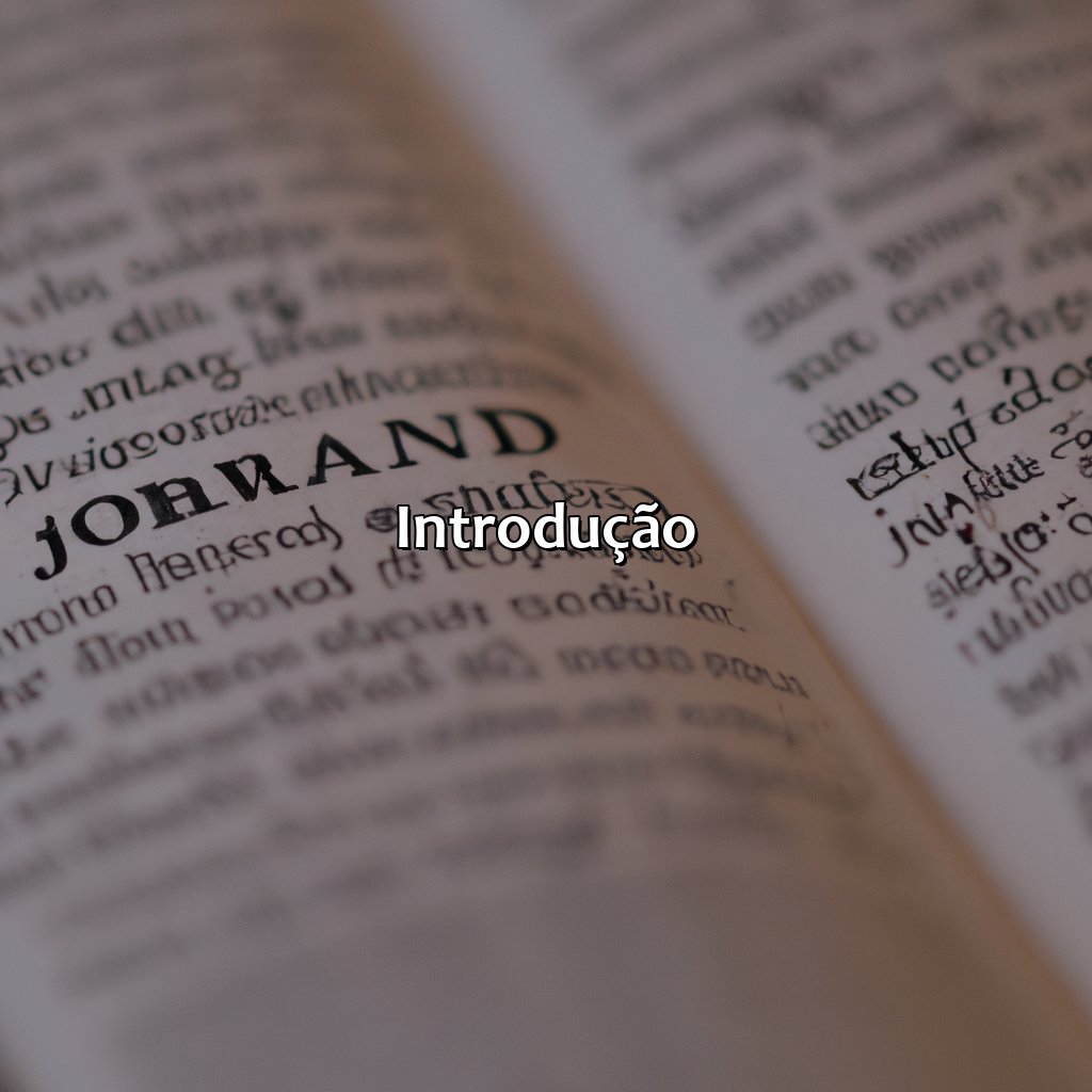 Introdução-o que significa jordão na bíblia, 