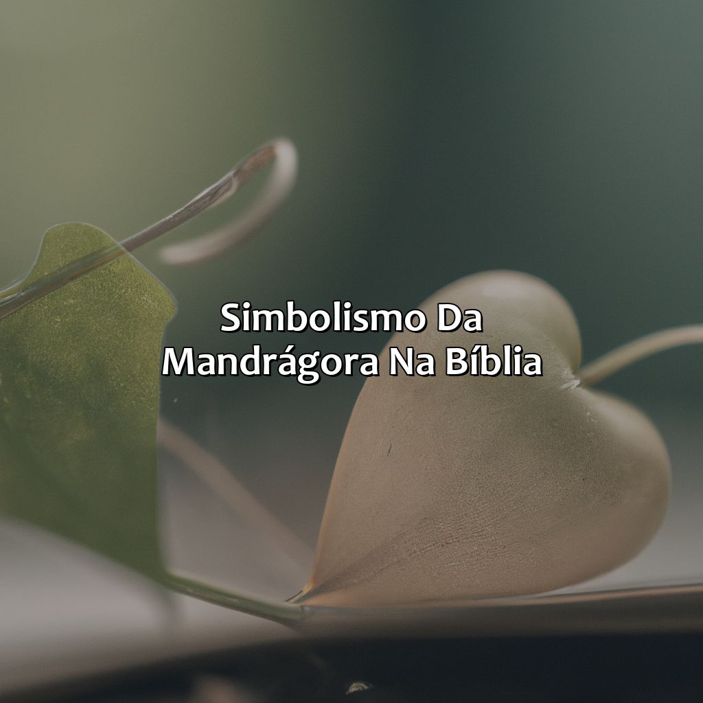 Simbolismo da Mandrágora na Bíblia-o que significa mandrake na bíblia, 