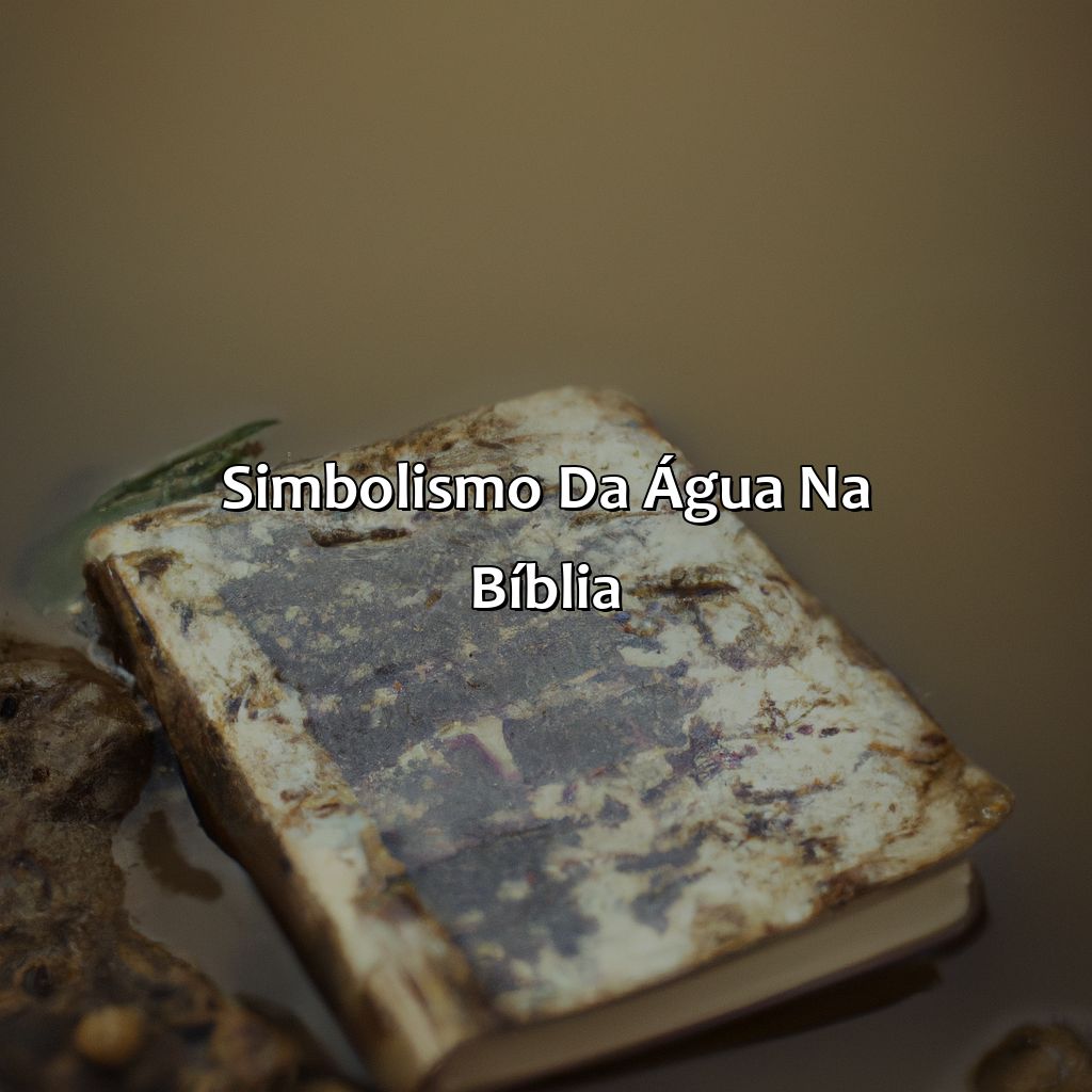 Simbolismo da água na Bíblia-o que significa na bíblia sonhar com água suja, 