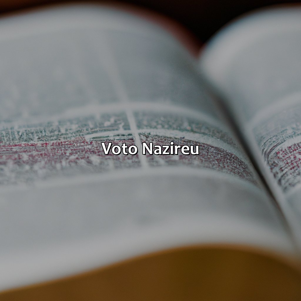 Voto Nazireu-o que significa nazireu na bíblia, 