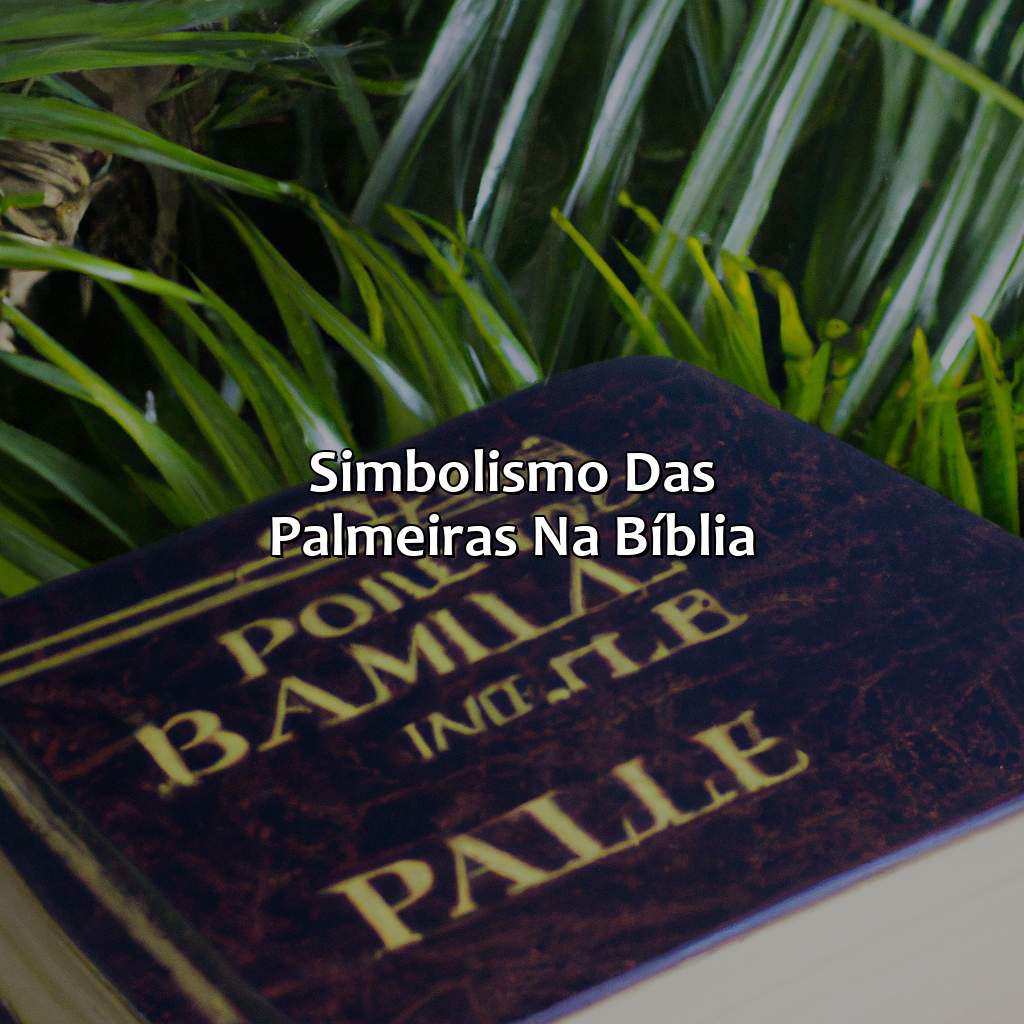 Simbolismo das Palmeiras na Bíblia-o que significa palmeira na bíblia, 