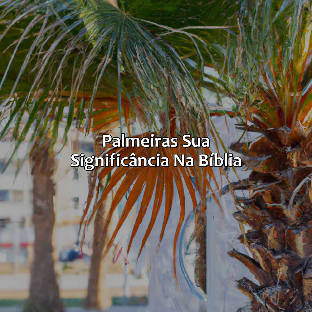 Palmeiras: Sua Significância na Bíblia-o que significa palmeira na bíblia, 