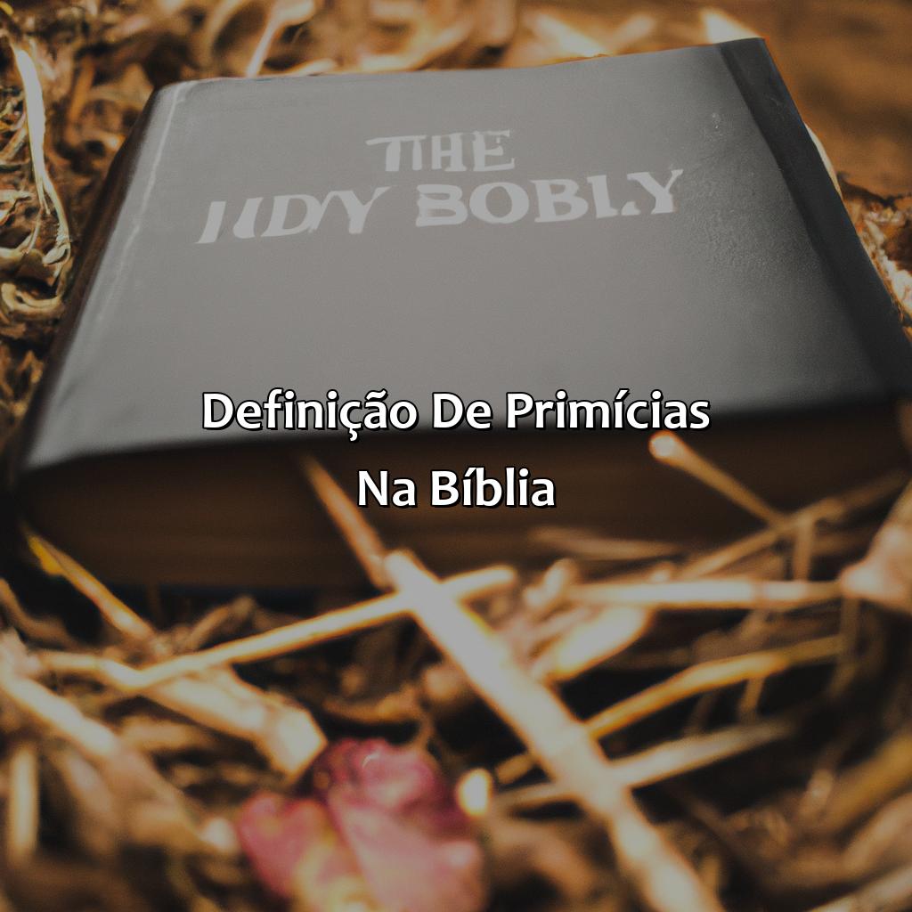 Definição de Primícias na Bíblia-o que significa primícias na bíblia, 