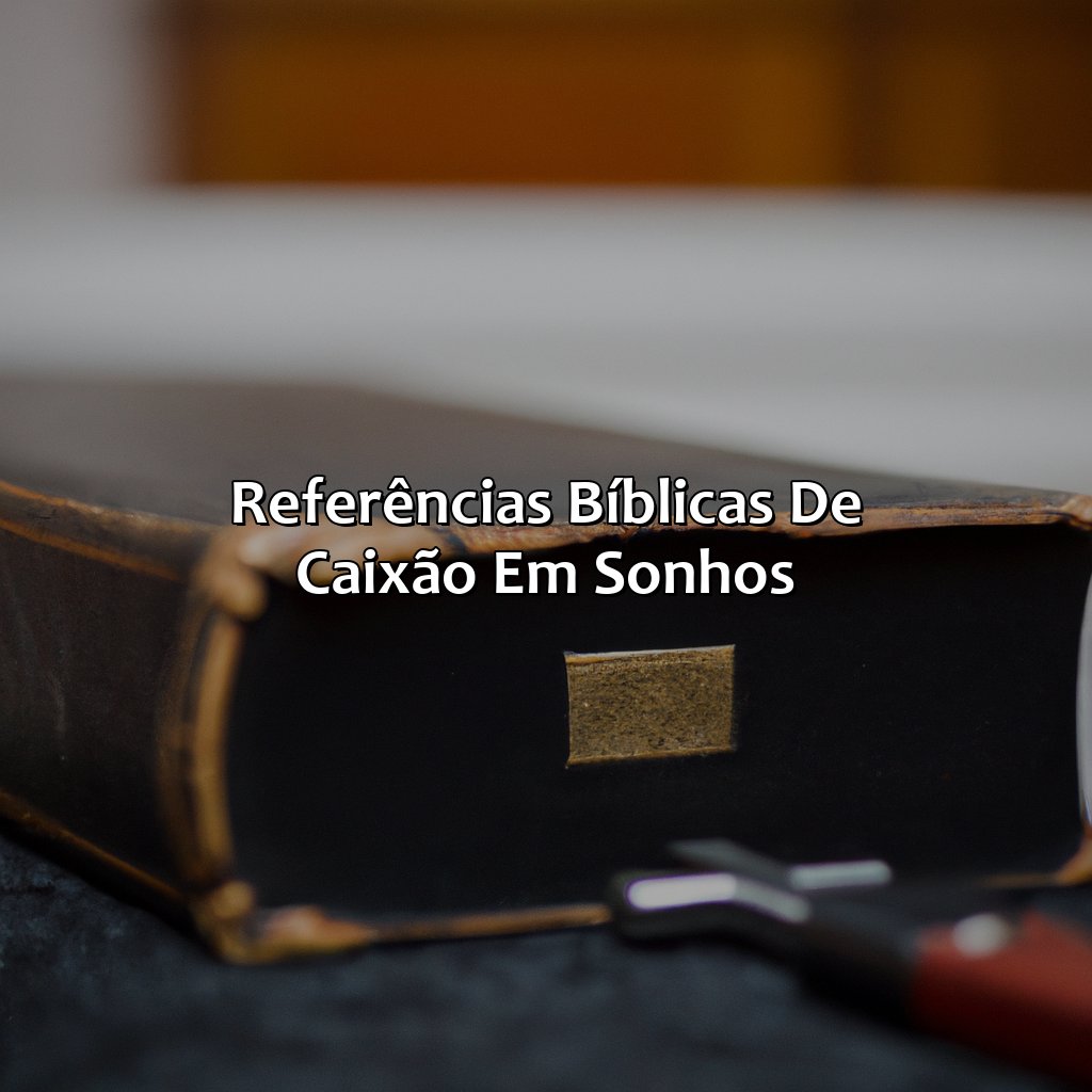 Referências Bíblicas de Caixão em Sonhos-o que significa sonhar com caixão na bíblia, 