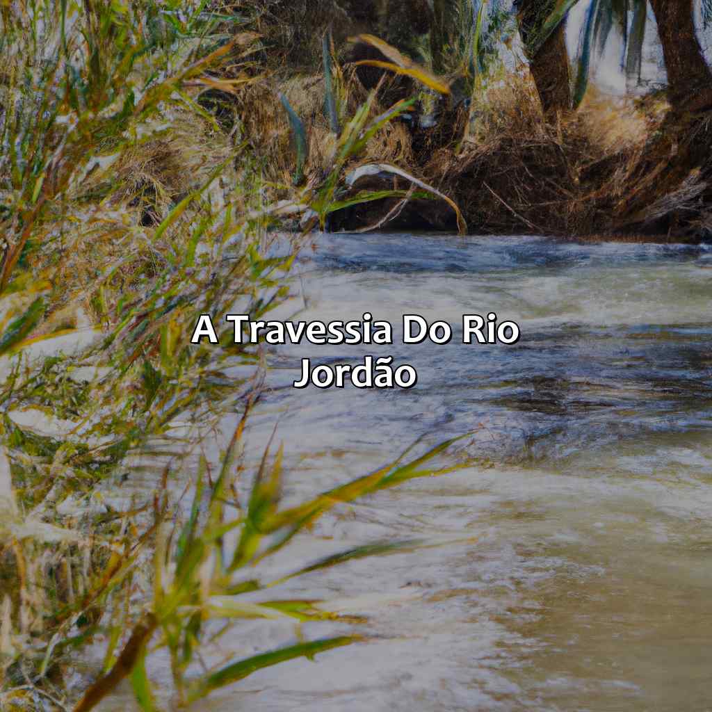 A Travessia do Rio Jordão-onde começa a história de josué na bíblia, 