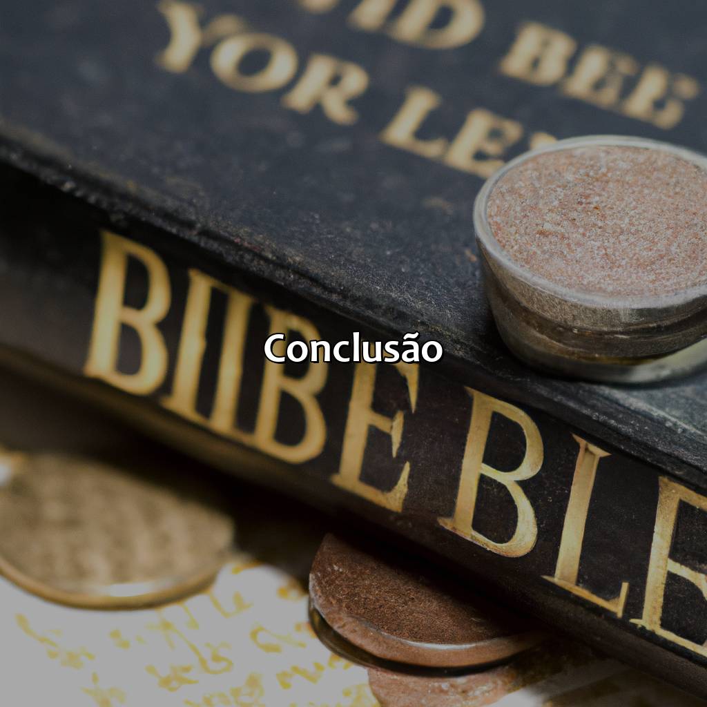 Conclusão-onde fala do dízimo na bíblia no novo testamento, 